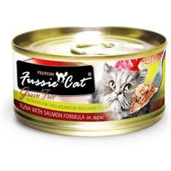 Fussie Cat: Tuna With Salmon